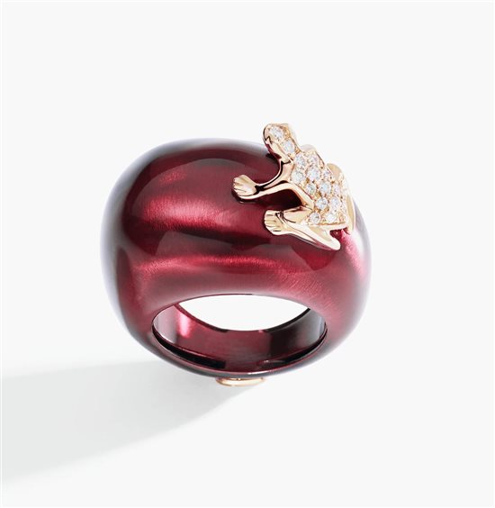 Anello Dada Arrigoni Donna Happy Frog in Argento Diamante 0.22 Ct DHF07ANBGRRDI - DHF07ANBGRRDI